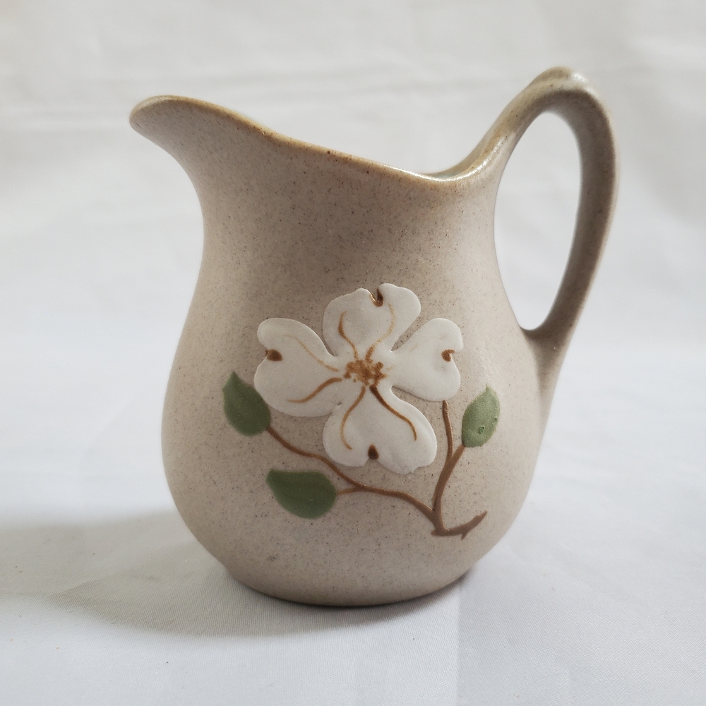 Pigeon Forge Pottery Dogwood Creamer Pitcher